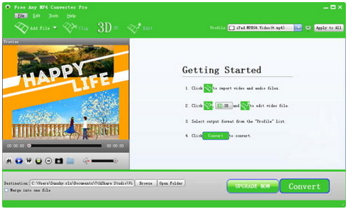 Free Any MP4 Converter Pro