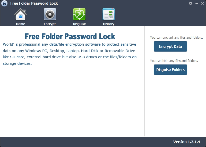 Windows 7 Free Folder Lock 2.3.8.8 full