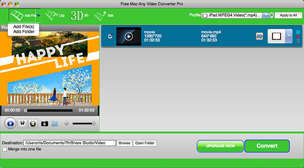 Free Mac Any Video Converter Pro software